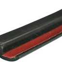 Car Front Windshield Window Rubber Seal Strip Moulding Trim, 10Ft/3M Universal Automotive Weather Stripping Self Adhesive for Car Windshield (Black)