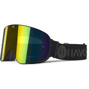 Havoc Racing Magnetic Frameless Goggles - For Motocross, Dirt Biking, Snowboarding, ATV, & UTV - UV Blocking Anti-Fog Goggles