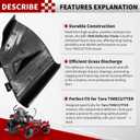 137-7046 Deflector Chute for Toro TimeCutter & Exmark Quest E-Series 42" Mowers, Compatible with Models SW4200, ZS4200S, 75742, 74665, 75748, 75749, 74667, 74677, 74705, 74711, with Mounting Hardware