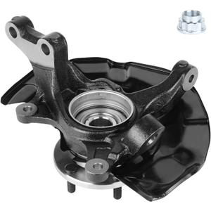 Front Right Steering Knuckle & Wheel Bearing Hub Assembly for Toyota Sienna 2004 2005 2006 2007 2008 2009 2010, 698-424, 698424, Only for FWD, Passenger Side