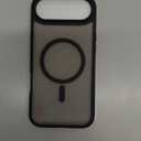 Miracase Magnetic for iPhone Air Case with Screen Protector(Compatible with MagSafe), Slim Thin Translucent Matte Military-Grade Protected Phone Cover for iPhone 17 Air 6.5", Space Black