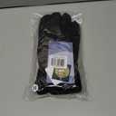 SKYDEER Winter Gloves with Soft Deerskin Suede Leather & Thermal Polar Fleece & Warm 3M Thinsulate Insulation (SD8661T) (Black, M)