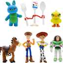 7Pcs Story Theme Cake Toppers for Birthday Party  Mini Character Figurines for Cake Decoration, Dessert Table Decor, Themed Party Supplies