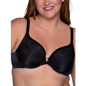 Vanity Fair Women's Illumination Front Closure Bra, 3-Way Convertible Straps, Lightly Lined Cups up to DD (Black)