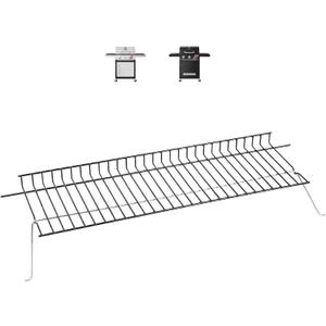 Utheer Porcelain Coated Warming Rack for Dyna-Glo Gas Grill | 23.2 x 6.7 inch upper shelf replacement compatible with DGF371CRP-D and DGH373CRP-D models