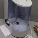 Vicks Warm Mist Humidifier FilterFree 1Gal Tank, Auto ShutOff, Night Light, VapoPad and VapoSteam Compatible (White)