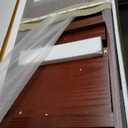 3-Shelf Folding Bookcase 14" Wide-Walnut