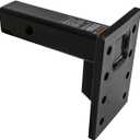 Buyers Products PM87 Pintle Hook Mount, 3 Position Adjustable Trailer Hitch Receiver for 2 Inch Trucks, HeavyDuty Tow Hitch Plate, 14,000 lb MGTW, 2,800 lb MVL, PowderCoated Steel