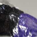 Hair Net, Bonnet, Crochet Mesh Wrap Caps, with Black Hair Ties and Comb for Bonnet for Hair Nets for Sleeping, Makeup, Women's Ballet, Reusable (Black + Purple, 7.48x5.91 in)