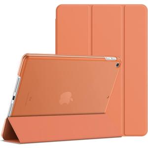 JETech Case for iPad (9.7-Inch, 2018/2017 Model, 6th/5th Generation), Smart Cover Auto Wake/Sleep (Papaya)