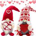Valentines Day Decor - Valentines Day Decorations - Valentine Couple Gnomes Decorations for Home, Office - Valentine's Gifts for Her, Wife, Women, Girlfriend - Romantic Anniversary Vday Wedding Gift