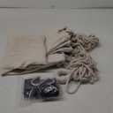 Goutime Hammock Chair, Boho Hanging Rope Ceiling Swing, Macrame Hanging Swinging Chair for Indoor,Outdoor,Bedroom,Outside,Garden,Balcony,Yard,Deck,Max 330 Lbs,Beige