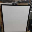 maxtek Magnetic Mobile White Board, 40 x 24 Double Sided Dry Erase Board Rolling Whiteboard, Aluminum Frame Standing Whiteboard on Wheels for Home Office Classroom (40 x 24 Black)