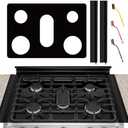 vaxusrtaet Stove Cover For LG Gas Stove Top Protector For Model LGLDG4315 LRG4115 LRG4113 LDG4313 LRGL5825, LSGL6335DF - Upgraded 0.4MM Thickness Stove Top Cover Guard With 2PCS Stove Gap Covers