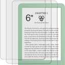 CoBak 3 Pack Anti-Glare Matte Screen Protector for 6" Kindle 2024 and 2022 (11 Generation) Kobo Nia, and PocketBook - High Clarity, Fingerprint Resistance, Anti-Bubble PET Film (Clear)