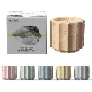 Scented Candles Set for Home, 6 Pack Natural Soy Wax Candle Gift Set, Non-Toxic Cement Jar Candles, Luxury Aromatherapy for Stress Relief, Highly Scented, Housewarming Gifts