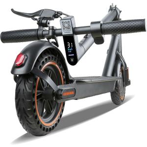 Electric Scooter, 500W Motor, Up to 17-20MPH &19-21 Miles, Commuter Escooter, Foldable E-Scooter for Adults with APP and Dual Braking System EscooterOrange/Grizzly/Black