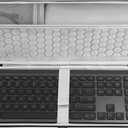 GEEKRIA Keyboard Carrying Case, Compatible with Logitech MX Keys Advanced/MX Keys S, EVA Hard Shell Travel Bag (Dark Grey)