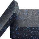 Treadmill Mat Pads - 4 PCS High Density Rubber Anti-Vibration Pads for Walking Pad and Exercise Bike - Noise Reduction Floor Protection for Hardwood Floors and Carpet - 3.94"x3.94"x0.5"