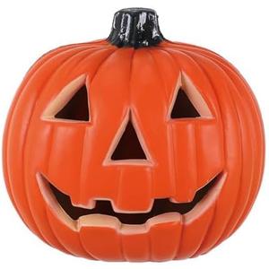 SUNSHNO Halloween Lantern, Jack-O-Lanterns Light Up Pumpkin Figurine Decorations for Haunted House Party
