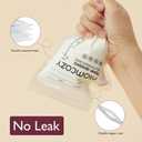 Momcozy Easy Pour Breastmilk Storage Bag, 8Oz, Temp-Sensing Color Change, 120 Count Milk Bag with Self Standing for Breastfeeding, No Leak Presterilized for Freezer, Recyclable & BPA Free
