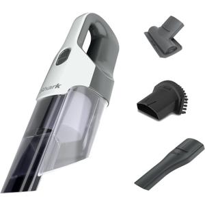 Shark Cyclone PET Handheld Vacuum with, HyperVelocity Suction, Powerful Pet Hair Pickup, Lightweight, XL Dust Cup, Including Upholstery Tool, 8" Crevice Tool, Scrubbing Brush, Pearl White, AA701