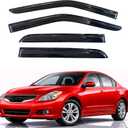 KPY Rain Guards Fit for 2007-2012 Nissan Altima, Out-Channel Window Visors Vent Wind Deflectors 4PC, Car Accessories for 07-12 Altima