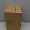 iBaycon 2 Pack Solar Lanterns Lights, Halloween Flickering Flame Garden Lights with 2 Modes Dual Charging USB & Solar, Outdoor Waterproof Hanging Lantern for Party Holiday Halloween Decor (Warm White)