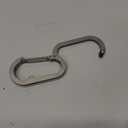 sayram ST6 Titanium Purse Hook for Table, Carabiner Hook for Outdoor, Lightweight Titanium Purse Hanger for Desk, Backpack Carabiner Clip (Polished)