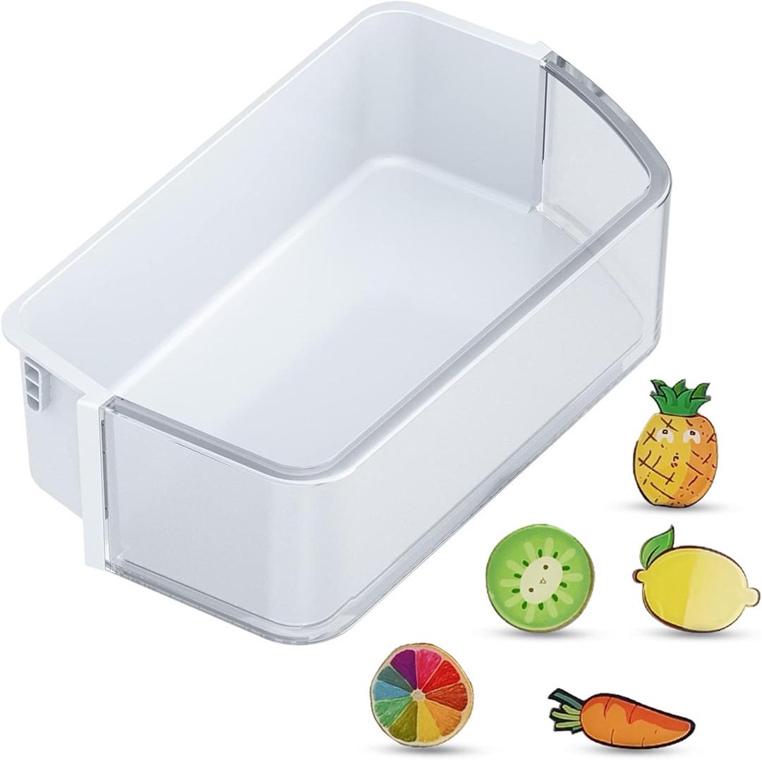 DA97-12650A Door Shelf Bin Only for Right Side Samsung Refrigerator Door Shelf Replacement for Samsung RF263BEAESR RF261BEAESR RF260BEAESR Door Bin for Samsung Fridge Door Shelves With 5 Fridge Magnet