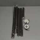 Mcrbeay Shower Curtain Rod, 1" Diameter Heavy Duty Tension Shower Rod, Non Slip Adjustable 28-74 inch No Drill Shower Curtain Rods Spring Tension For Bathroom, Shower Stall, No Rust, Bronze