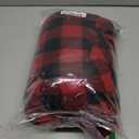 COLORFULLEAF Christmas Onesie Pajamas Adult Family Couples Matching Plaid Hoodie Suit Zipper Fleece Pj For Women and Men (Red, XXL)