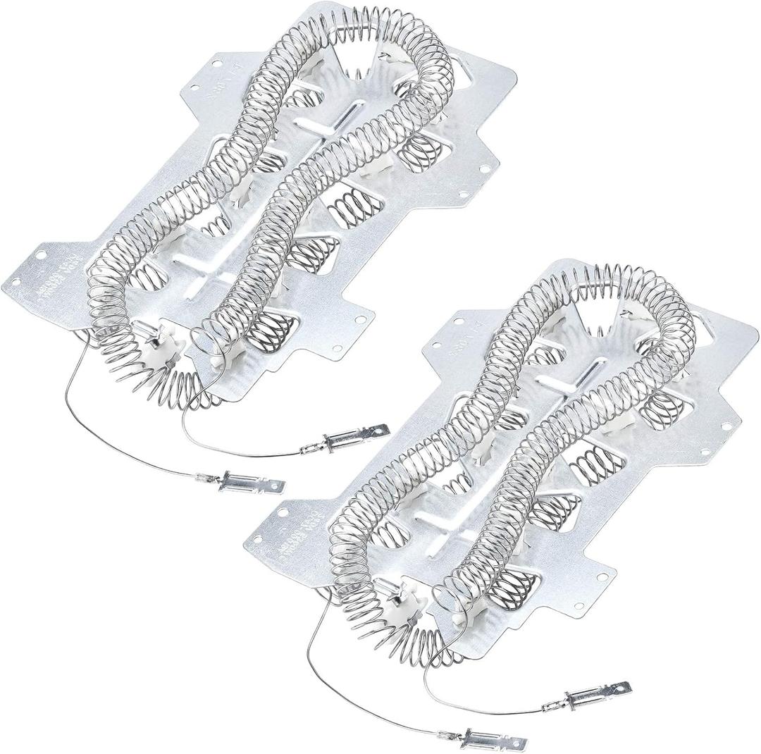 AMI PARTS 2 Pack of DC47-00019A Dryer Heating Element Compatible with Samsung- Replaces DC47-00019A, 35001247, 35001119, AP4045884, AH2038533, EA2038533, PS2038533, ERDC47-00019A