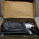 Projector Stand Tripod Adjustable, Laptop Height from 23.5 to 46.5 inches with Gooseneck Phone Holder, Floor for Office, Home, Stage, Studio, DJ Racks Holder Mount, 23.5inch-46.5inch (Black)