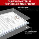 CAREGY 5 Mil Thermal Laminating Pouches (200 Pack) - 9x11.5 Inch Laminating Sheets for 8.5x11 Documents, Clear,Office & School Laminator Supplies