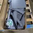 Ball & Cast Queen Size Murphy Bed Wall Bed with Shelves and LED Lights, Wood Wall Bed Frame W/ 2 Five-Layer Cabinets, Folded Away into A Cabinet, for Small Space, Guest Room, Apartment, Gray