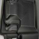 Husky Liners Weatherbeater Floor Mats | Fits 2015-2024 Chevrolet Express Van & GMC Savana Van 1500/2500 / 3500 | Front Row, 1-pc Black - 18741