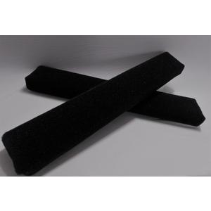 Carpet by the Foote, Endurance Carpeted Boat/Ski Trailer Bunks, 2"(in.) x 4"(in.) x 2'(ft.), Black