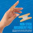 Flexible Fabric Bandages - Flex Fabric Adhesive Bandages Knuckle Bandages for Finger Care and to Protect Wounds from Infection - (200 Count) 3x1.5