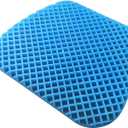 FOMI Premium All Gel Orthopedic Seat Cushion Pad for Car, Office Chair, Wheelchair, or Home. Pressure Sore Relief. Ultimate Gel Comfort, Prevents Sweaty Bottom, Durable (1.25x15x16.8 Inch (Pack of 1))