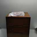 Tall Nightstand Walnut Night Stand with 3 Drawers Mid Century Modern Nightstand with Storage,Solid Wood Night Stand,Small Bedside Table for Bedroom,Living Room,Office,Walnut Bedside Table