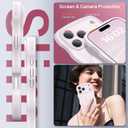 BENTOBEN Magnetic for iPhone 17 Pro Max Case, Cute Wavy [Full Camera Protection][Compatible with MagSafe] Matte Anti-Slip Bumper Women Girls Boys Protective Cover for 17 ProMax 6.9", Gray-Pink