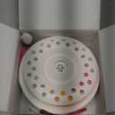 Potaroma Cat Toys 3in1 Automatic Interactive Kitten Toy, Fluttering Butterfly, Moving Feather, Track Balls, Dual Power Supplies, USB Powered, Indoor Exercise Kicker (Bright White)