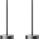 SAKRINGT Cordless Table Lamps Rechargeable,6000mAh Portable Battery Operated LED Table Light for Restaurant Outdoor 2 Pack Grey