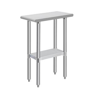 Hally Stainless Steel Table for Prep & Work 24 x 12 Inches, NSF Commercial Heavy Duty Table with Undershelf and Galvanized Legs for Restaurant, Home and Hotel (24''x12'') Hally Stainless Steel Table for Prep & Work 24 x 12 Inches, NSF Commercial Heavy Duty Table with Undershelf and Galvanized Legs for Restaurant, Home and Hotel (24''x12'')