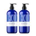 EO Shower Gel Body Wash, 16 Ounce (Pack of 2), Lavender, Organic Plant-Based Skin Conditioning Cleanser with Pure Essentials Oils