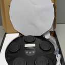 Music Boxing Machine, Interactive Punching Trainer with Boxing Gloves, Large Size Wall Mounted Electronic Boxing Target for Adult Kids, 9 Modes & 9 Speeds (Black)