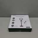 PQRQP Ring Light with Stand, Adjustable Desktop Light with Phone Holder, CRI 97+, Video Conference Light for Zoom Meetings, Webcam, Recording, Live Stream (Ebonized Black)