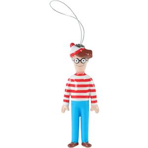 Where's Waldo 4.5" Christmas Tree Ornament, Indoor/Outdoor Decoration, Holiday Home Decor
