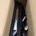 Black Ceiling Light Fixtures - 4-Light Industrial Farmhouse Flush Mount Ceiling Lighting,Vintage Metal Chandelier Ceiling Lamp for Kitchen Living Room Bedroom Hallway Laundry Entryway